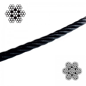 Wire Rope - Galvanised Black