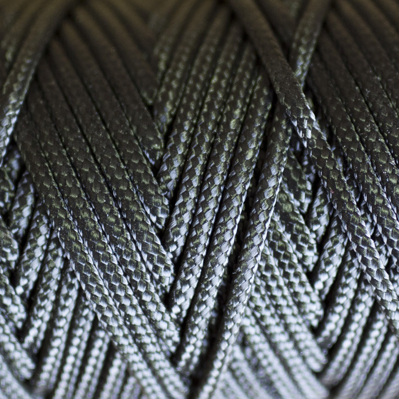 Fibres & Cords - Nylon Braided Cord Black